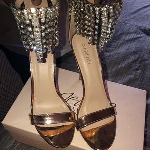 Beautiful Simmi London Heels with Crystals